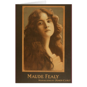 Maude Fealyのヴィンテージの劇場ポスター