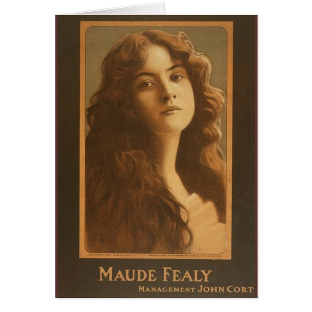 Maude Fealyのヴィンテージの劇場ポスター (正面)