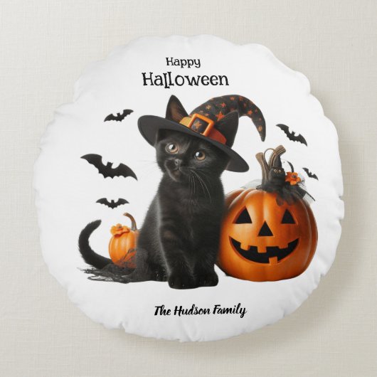 Maude Halloween  ラウンドクッション (正面)