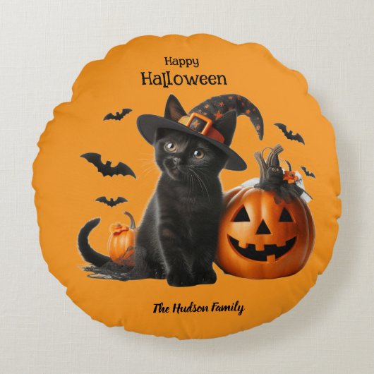 Maude Halloween  ラウンドクッション (正面)