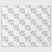 MAUDITE ET MODIQUE, JE NE DIS MOT - Jeux de mots ラッピングペーパー (フラット)