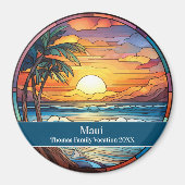 Maui Beach Vacation マグネット (正面)