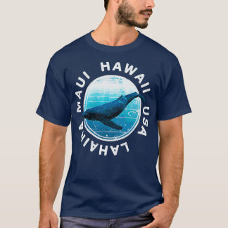 MAUI Hawaii Humpback Whale Lahaina Hawaiian Tシャツ