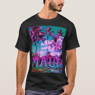 Maui Hawai'i Palm Trees T-shirt Tシャツ