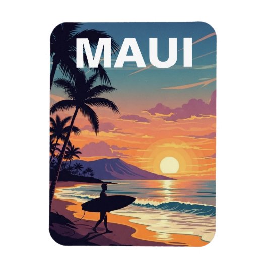 Maui Hawaii Travel マグネット (縦)
