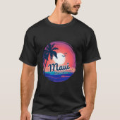 Maui Hawaii Tropical Paradise Hawaiian Vacation Ma Tシャツ (正面)