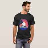 Maui Hawaii Tropical Paradise Hawaiian Vacation Ma Tシャツ (正面フル)