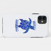 Maui Hawaii Vacation Tribal Turtle Case-Mate iPhoneケース (裏面(横))