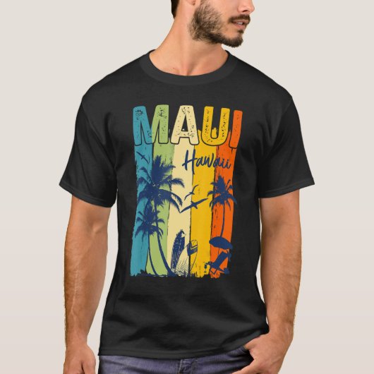Maui Hawaiian Family Vacation Matching Group Tシャツ (正面)