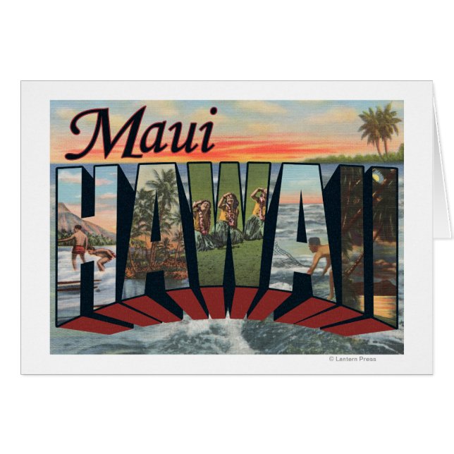 Maui, HawaiiLarge Letter ScenesMaui, HI (正面横)