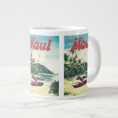 Maui, HawayJumbo Coffee Mugのご挨拶   をお送りします ジャンボコーヒーマグカップ (正面右)