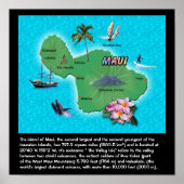 Maui Map ポスター (正面)