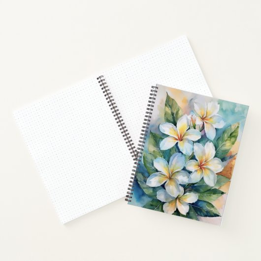 Maui Spring Plumeria Notebook ノートブック (内部)