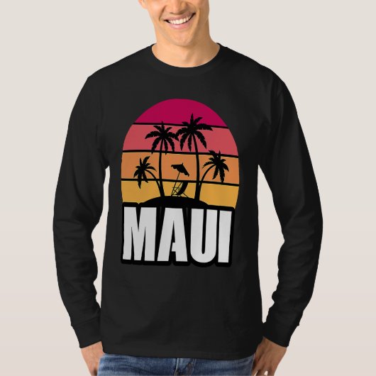 Maui Vacation Beach Souvenir Tシャツ (正面)