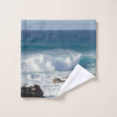 Maui Waves -自然撮影 バスタオルセット (ウォッシュタオル)