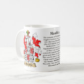 Mauldin、起源、意味および頂上 コーヒーマグカップ (正面左)