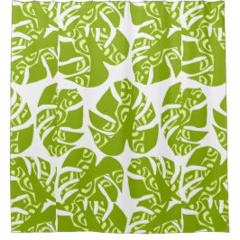 MAULI (vert) シャワーカーテン