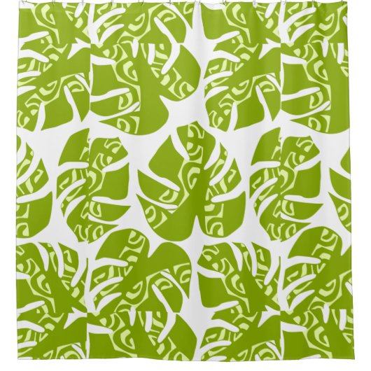 MAULI (vert) シャワーカーテン (正面)