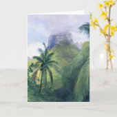 「Maunaロア」-ジョンLaFargeカードのピーク カード (黄色い花)