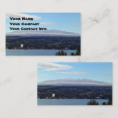 Mauna Keaの名刺のテンプレート 名刺 (正面/裏面)