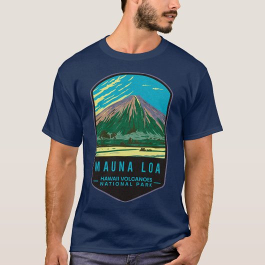 Mauna Loa Hawaii Volcanoes National Park Tシャツ (正面)