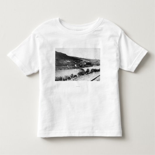 Maupin、オレゴンおよびDeschutesの川の眺め トドラーTシャツ (正面)