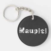 MAUPITI (blanc) キーホルダー (正面)