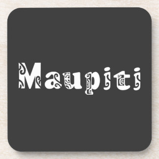 MAUPITI (blanc) コースター