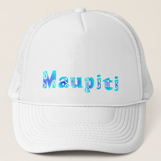 MAUPITI II (bleu lagon) キャップ (正面)