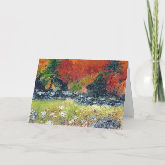 Maureen A. Girar著秋の挨拶状の色 カード (正面)