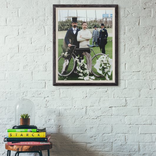 Maurice Garin Winner Paris-Roubaix 1898 Color Redu ポスター