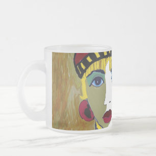 Maurine女王によって曇らされるコーヒー・マグ フロストグラスマグカップ