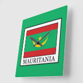 Mauritania スクエア壁時計 (傾斜)