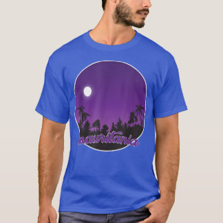 mauritania By night with Palms T-Shirt Tシャツ