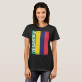 Mauritian Flag Mauritius Tシャツ (正面フル)