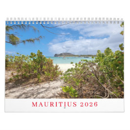 Mauritius 2026 calendar カレンダー