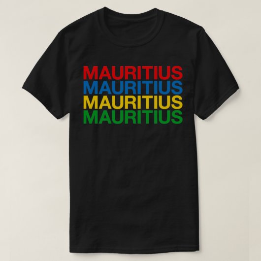 MAURITIUS Flag Tシャツ (デザイン正面)