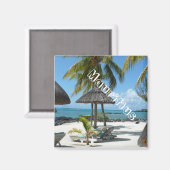 Mauritius , Strand マグネット (正面/裏面)