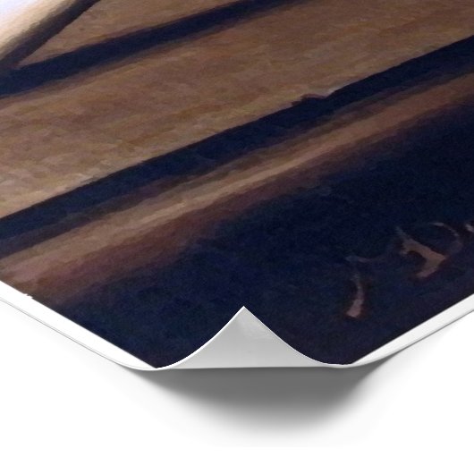 Mauro Davidによるメロン付きクリスタル料理 ポスター (角)