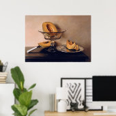 Mauro Davidによるメロン付きクリスタル料理 ポスター (ホームオフィス)