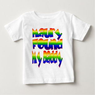 Mauryは私のお父さんのTシャツを見つけました ベビーTシャツ