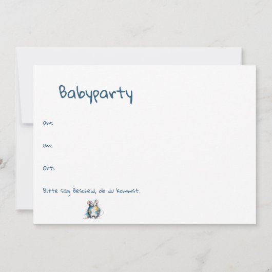 Maus 招待状 (裏面)