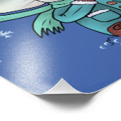 Maus im Schnee  フォトプリント (角)