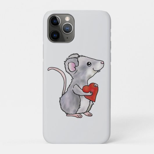 Maus mit Herz  Case-Mate iPhoneケース (裏)