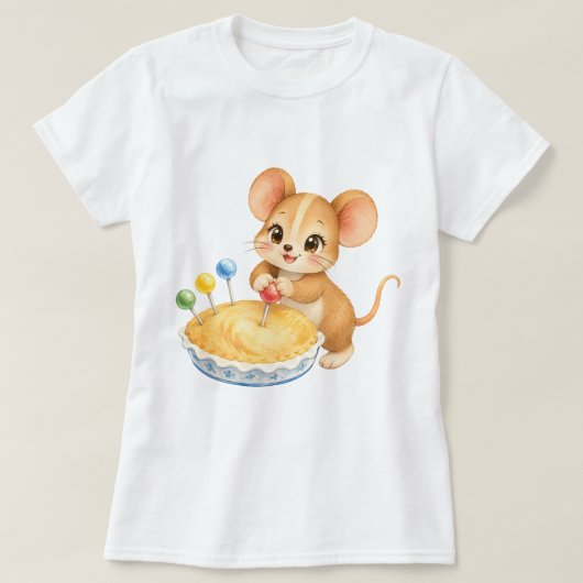Maus Nadelkissen Tシャツ (デザイン正面)