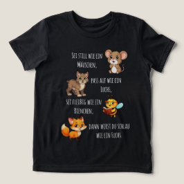 Mäuschen - Luchs - Biene - Fuchs 1 | Schulanfang トライブレンドTシャツ