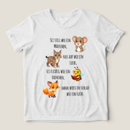 Mäuschen - Luchs - Biene - Fuchs | Schulanfang トライブレンドTシャツ