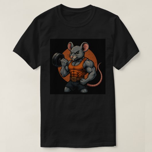 Mause muscle tシャツ (デザイン正面)