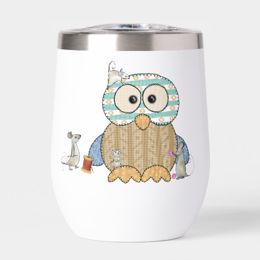 Mäuse nähen Eule (正面)