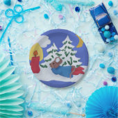 Mäuseweihnachten ペーパープレート (パーティー)